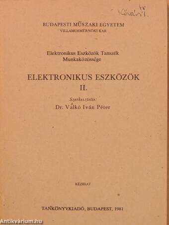 Elektronikus eszközök II.