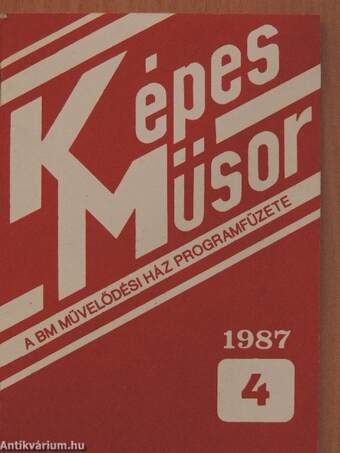 Képes Műsor 1987/4.