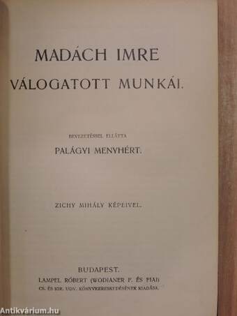 Madách Imre válogatott munkái