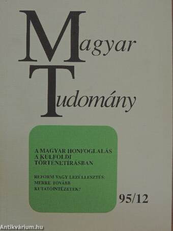 Magyar Tudomány 1995. december