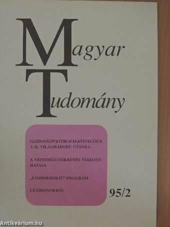 Magyar Tudomány 1995. február