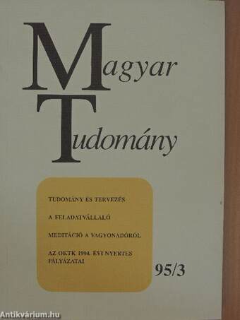 Magyar Tudomány 1995. március