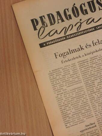 Pedagógusok Lapja 1966. (nem teljes évfolyam)