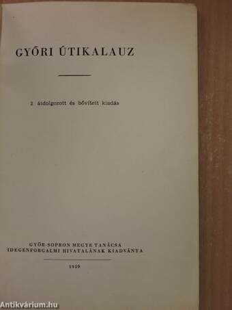 Győri útikalauz