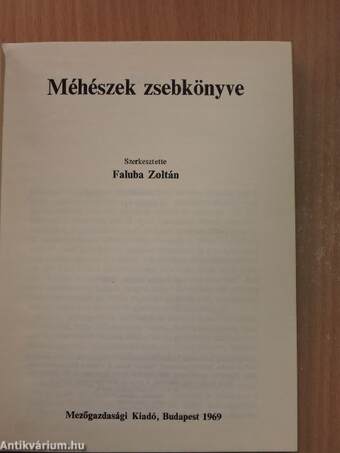 Méhészek zsebkönyve