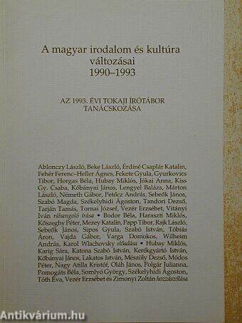 A magyar irodalom és kultúra változásai 1990-1993