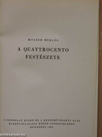 A quattrocento festészete