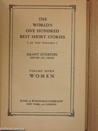 The world's one hundred best short stories VII.