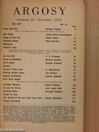 Argosy December 1952