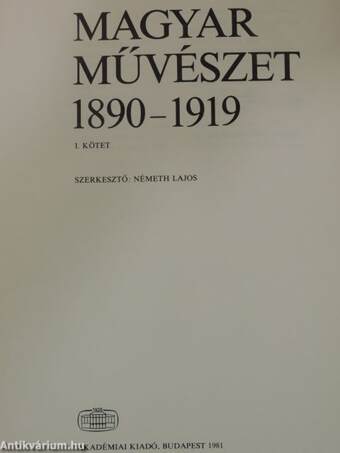 Magyar művészet 1890-1919 I. (töredék)