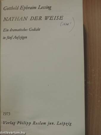 Nathan der Weise