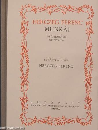 Herczeg Ferenc