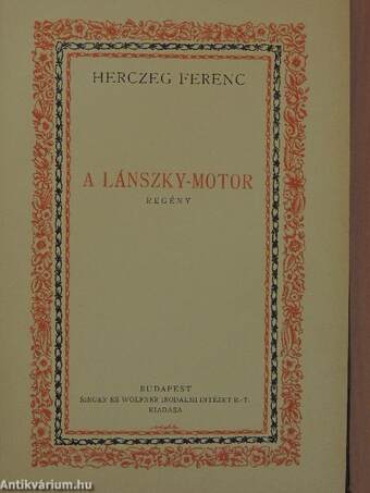 A Lánszky-motor/A költő és a halál