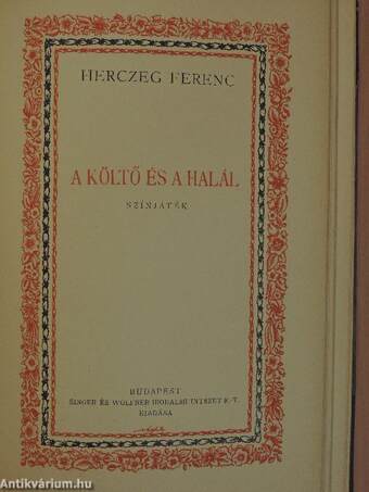 A Lánszky-motor/A költő és a halál