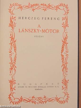 A Lánszky-mótor/Mesék