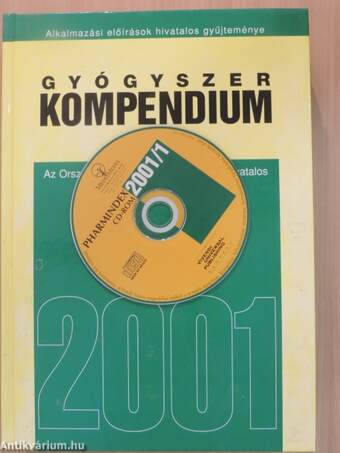 Gyógyszer kompendium 2001 - CD-vel