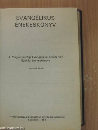 Evangélikus énekeskönyv