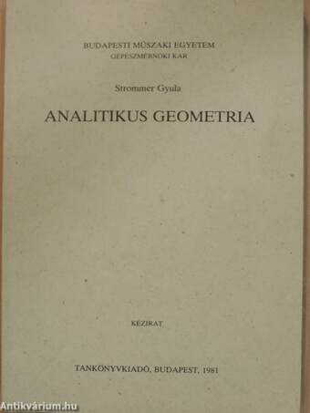 Analitikus geometria