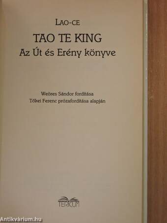 Tao Te King