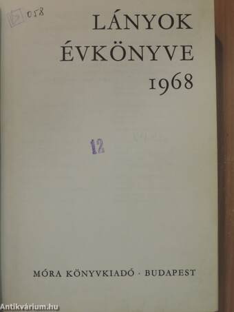 Lányok Évkönyve 1968