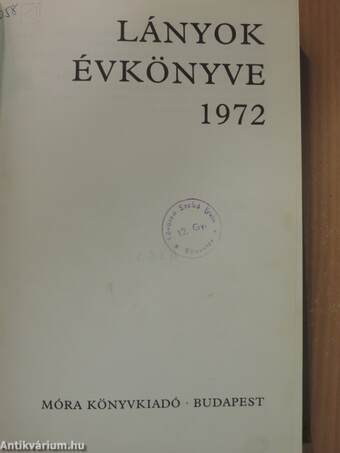 Lányok Évkönyve 1972