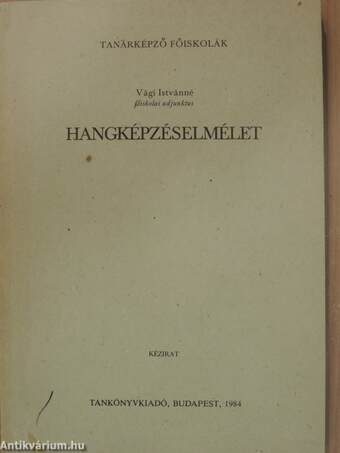 Hangképzéselmélet