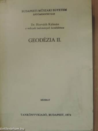 Geodézia II.