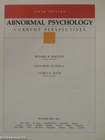 Abnormal Psychology