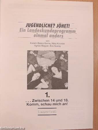 Jugendliche? Jöhet! Ein Landeskundeprogramm einmal anders 1.