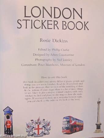 London Sticker Book