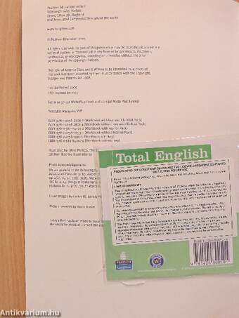 Total English - Pre-Intermediate - Student's Book/Workbook (with key) - CD-vel