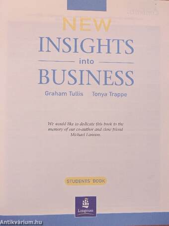 New Insights into Business - Students' Book