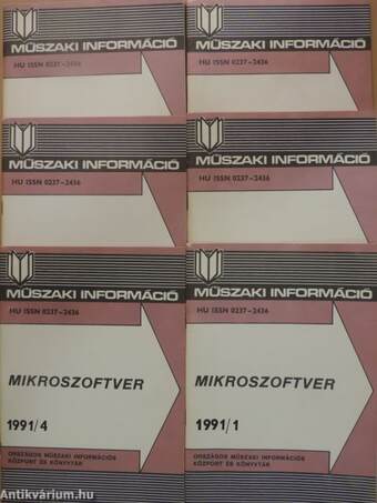 Mikroszoftver 1991/1-6.