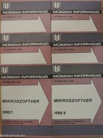 Mikroszoftver 1990/1-6.