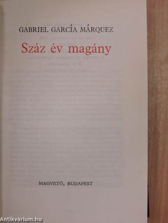 Száz év magány