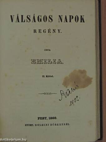 Válságos napok I-II.