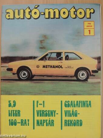 Autó-Motor 1980. (nem teljes évfolyam)/Autó-Motor Magazin 1980. nyár, ősz