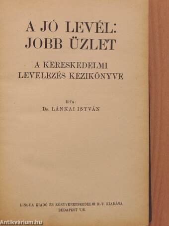 A jó levél: jobb üzlet