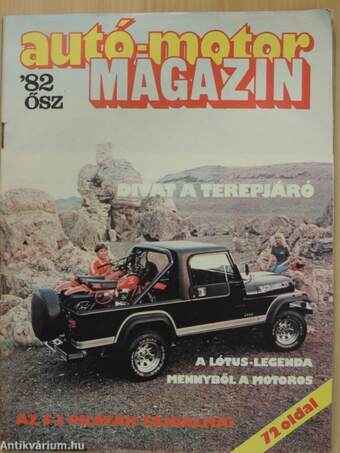 Autó-Motor 1982. január-december/Autó-Motor Magazin 1982. nyár, ősz