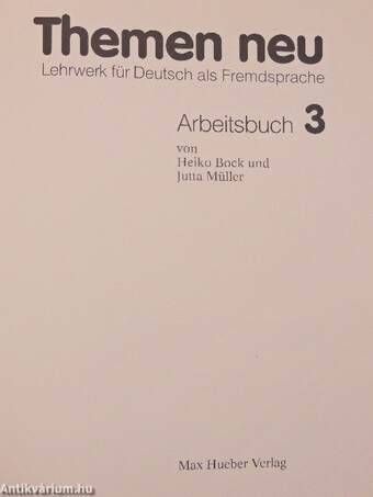 Themen neu 3 - Kursbuch/Arbeitsbuch