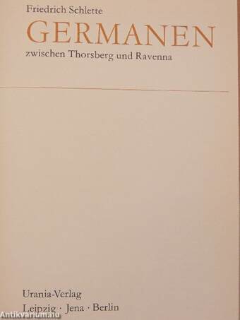 Germanen zwischen Thorsberg und Ravenna