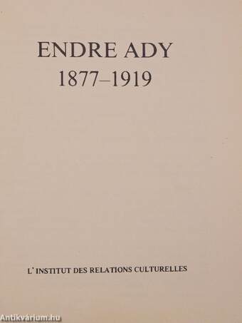 Endre Ady 1877-1919