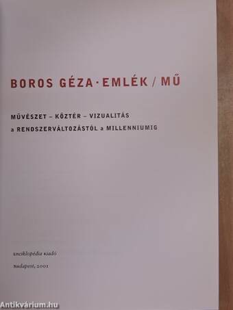 Emlék / Mű