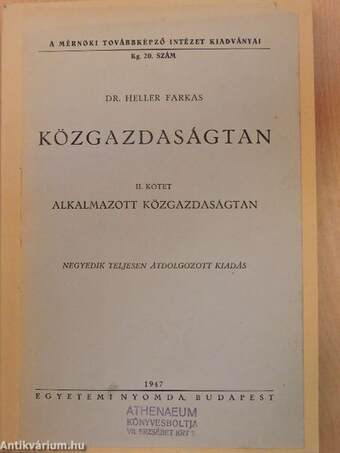 Közgazdaságtan II.