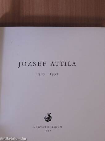 József Attila 1905-1937