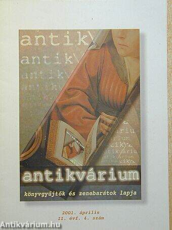 Antikvárium 2001. április