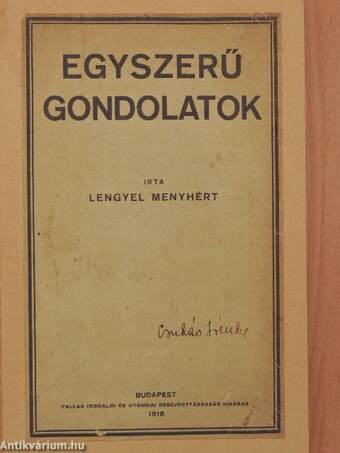 Egyszerű gondolatok