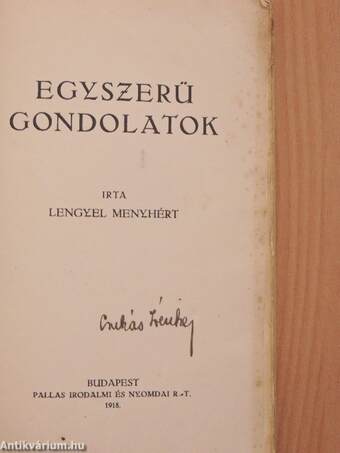 Egyszerű gondolatok