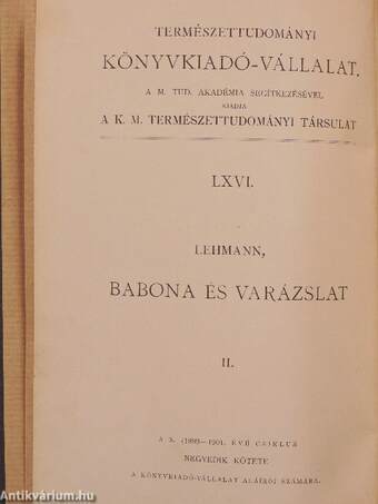 Babona és varázslat II. (töredék)