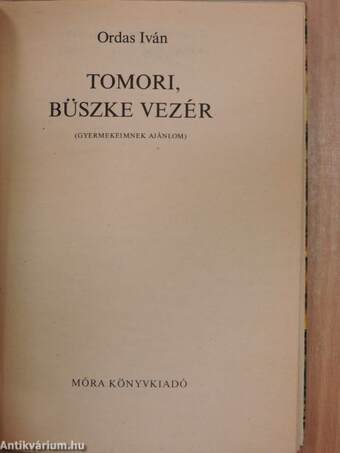 Tomori, büszke vezér